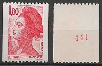 FR2223a - Philatélie - Timbre de France N° 2223a du catalogue Yvert et Tellier numéro rouge - Timbres de collection