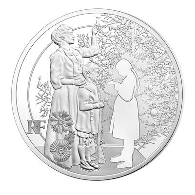 Fraternisés argent - Philatelie - pièce Monnaie de Paris -  Grande Guerre