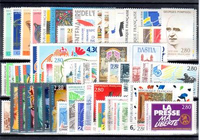 FRC1994 - Philatelie - année complète de timbres de France
