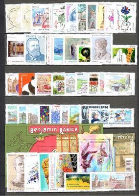 FRC2014 - Philatélie 50 Timbre de France année complète 2014