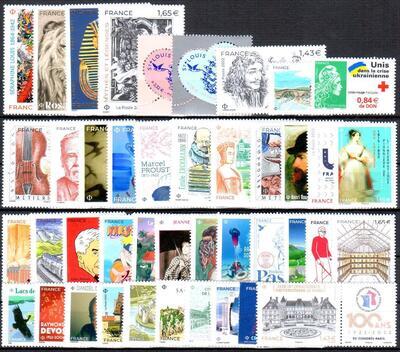 FRC2022, philatélie 50, timbres de l'année de france 2022