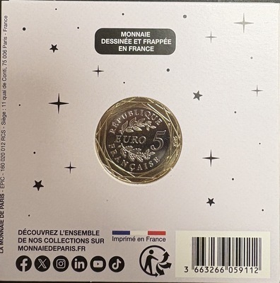 gemeaux2026, Philatélie 50, Pièce 5€ Collection Astro 2025, Monnaie de Paris