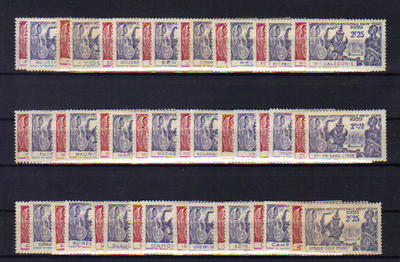 GSC 1939 New York - Philatelie - grande série coloniales françaises - timbres de colonies françaises