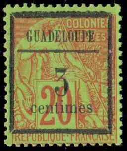 GUA3**, Philatélie 50, Timbres de Guadeloupe