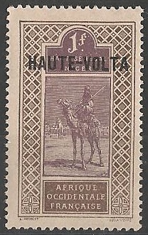 H-V15 - Philatélie - Timbre de Haute-Volta N° Yvert et Tellier 15 - Timbres de colonies françaises