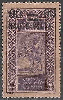 H-V21 - Philatélie - Timbre de Haute-Volta N° Yvert et Tellier 21 - Timbres de colonies françaises