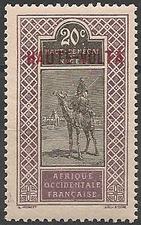 H-V7 - Philatélie - Timbre de Haute-Volta N° Yvert et Tellier 7 - Timbres de colonies françaises
