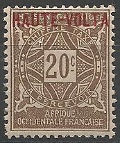 H-VTAX4 - Philatélie - Timbre taxe de Haute-Volta N° Yvert et Tellier 4 - Timbres de colonies françaises