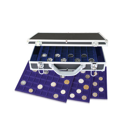 ID268 - Philatélie 50 - matériel numismatique - mallette de marque SAFE pour pièces de monnaies de collection