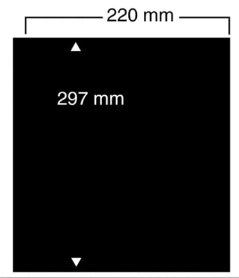 ID451 - Philatélie 50 - Feuilles Compact A4, 1 poche