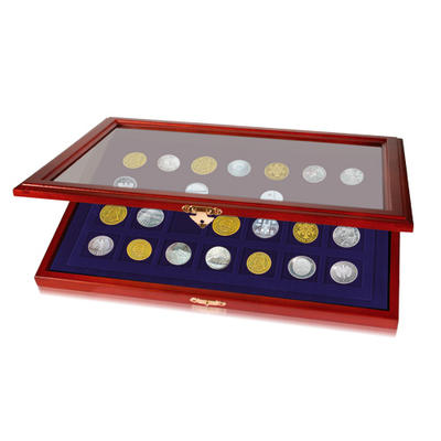 ID5902-05 - Philatélie 50 - matériel numismatique - vitrine de marque SAFE pour pièces de monnaies de collection