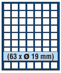 ID6319 - Philatélie 50 - matériel numismatique - médailler NOVA pour pièces de monnaies de collection