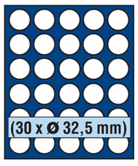 ID6332 - Philatélie 50 - matériel numismatique - médailler NOVA pour pièces de monnaies de collection