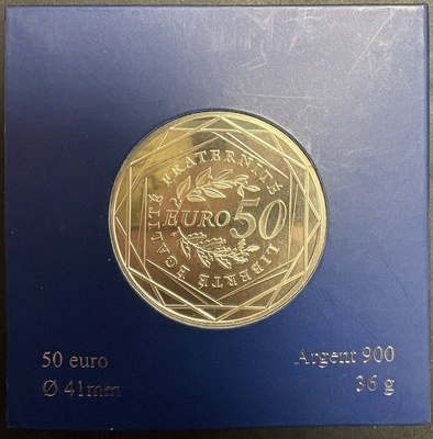 50 € argent Semeuse 2010 - Philatelie 50 - pièce Monnaie de Paris en argent - Semeuse