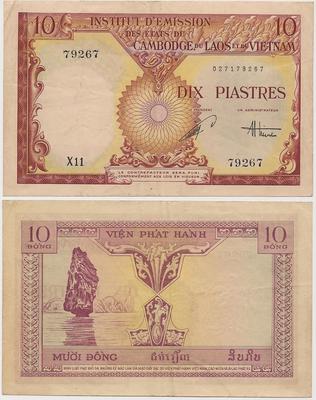 Indochine - Pick 107 - Billet de collection de la Banque de l'Indochine - Billetophilie - Bank note