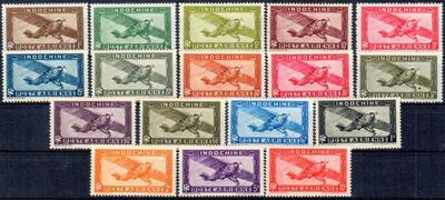 INDOPA1/14, Philatélie 50, Timbres de France Poste Aérienne Indochine Française