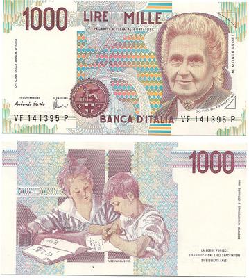 Italie - Pick 114c - Billet de collection de la Banque d'Italie - Billetophilie