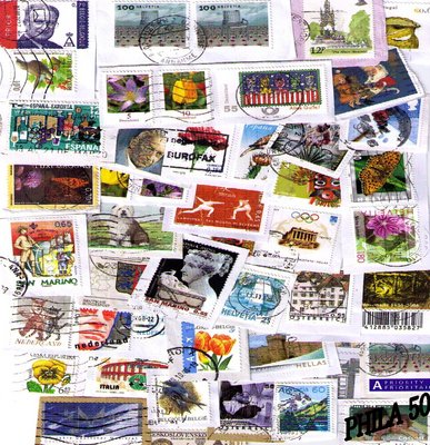 Kilo Europe - Philatélie 50 - timbres de collection d'Europe