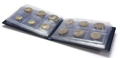 LE314775 - Philatelie 50 - Album de poche pour 48 pièces de monnaie