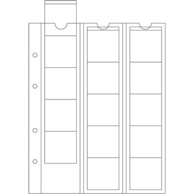 LE338032 - Philatélie - Recharges optima 15 pièces - Pièces de monnaie de collection