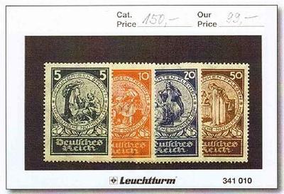 LE341010-2 - Philatélie - carte de rangement de marque Leuchtturm pour timbres de collection
