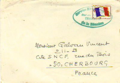 Lettre FMI - Philatelie - timbre sur lettre
