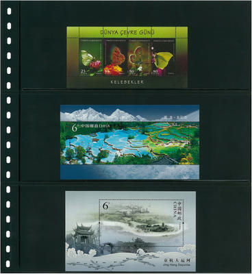 LI03-3 - Philatélie 50 - recharges OMNIA pour timbres de collection - marque Lindner - matériel philatélique