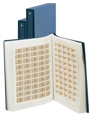 LI860 - Philatélie 50 - classeur philatélique pour feuilles entières de timbres de collection - matériel philatéliqe de marque LINDNER