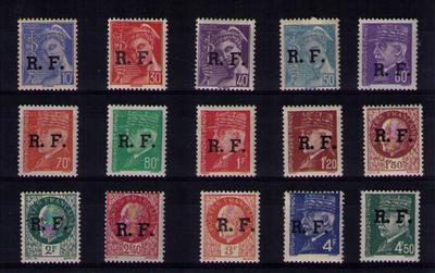 Libération Lyon - Philatélie 50 - timbres de France de Libération - timbres de collection