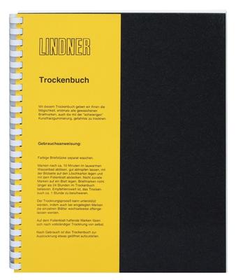 LIN845 - Philatélie 50 - carnet sécheur pour timbres de collection - LINDNER