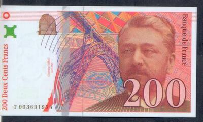 Livret 200 F-2 - Philatelie - billet de banque de France 200 Francs