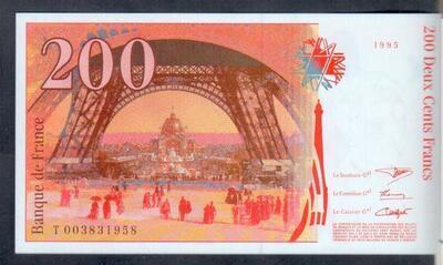Livret 200 F-3 - Philatelie - billet de banque de France 200 Francs