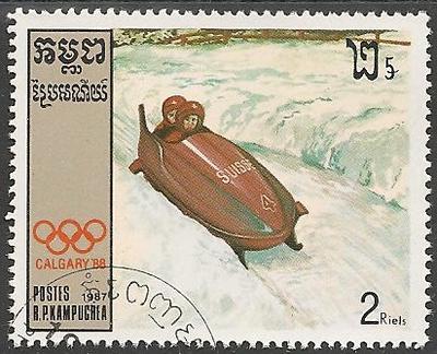 Philatélie - Luge - Timbres de collection