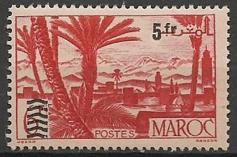 MAR298 - Philatélie - Timbre du Maroc N° Yvert et Tellier 298 - Timbres de colonies françaises avant indépendance - Timbres de collection