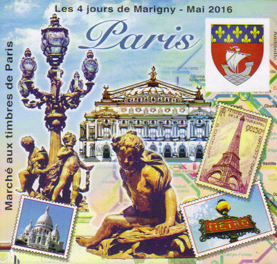 Marigny 2016 - 2 - Philatelie - bloc 4 jours de Marigny