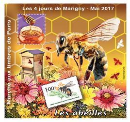 Marigny 2017 - Philatelie - bloc 4 jours de Marigny - timbre de France de collection