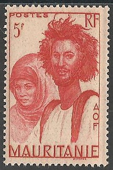 MAU92 - Philatélie - Timbre de Mauritanie N° Yvert et Tellier 92 - Timbres de colonies françaises - Timbres de collection