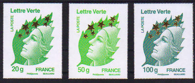 Maxi-Marianne 1 - Philatelie - timbres de France Maxi Marianne Etoiles d'Or 2012