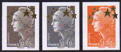 Maxi-Marianne 5 - Philatelie - timbres de France Maxi Marianne Etoiles d'Or 2012