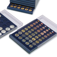 Médailers NOVA - Philatélie 50 - matériel numismatique de marque SAFE pour pièces de monnaies de collection