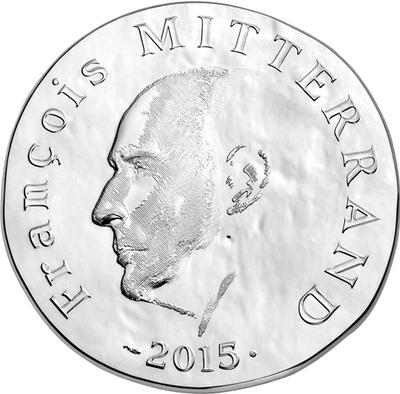 Mitterand argent - Philatelie - pièce de monnaie Monnaie de Paris - De Clovis à la République