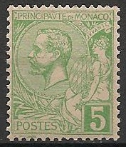 MON22 - Philatélie - Timbre de Monaco N° Yvert et Tellier 22 neuf - Timbres de collection