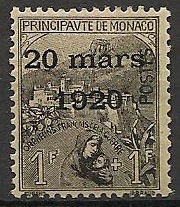 MON42 - Philatélie - Timbre de Monaco N° Yvert et Tellier 42 neuf - Timbres de collection