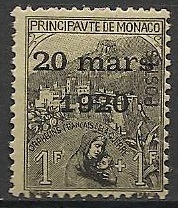 MON42char - Philatélie - Timbre de Monaco N° Yvert et Tellier 42 neuf - Timbres de collection