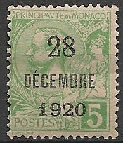 MON48 - Philatélie - Timbre de Monaco N° 48 du catalogue Yvert et Tellier neuf - Timbres de collection