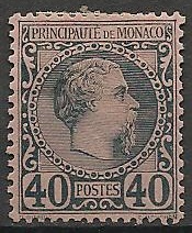 MON7char - Philatélie - Timbre de Monaco N° Yvert et Tellier 7 neuf - Timbres de collection