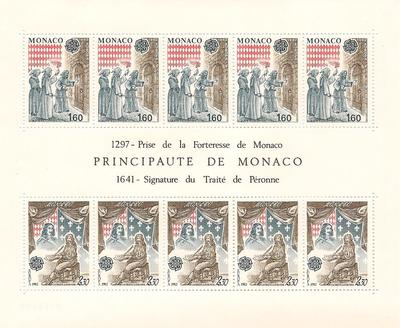 MONBF22 - Philatélie - Bloc feuillet de Monaco N° Yvert et Tellier 22 - Timbres de Monaco - Timbres de collection