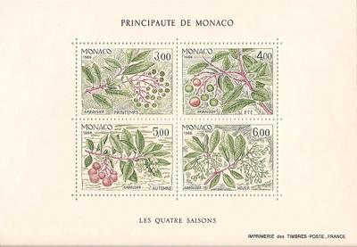 MONBF36 - Philatélie - Bloc feuillet de Monaco N° Yvert et Tellier 36 - Timbres de Monaco - Timbres de collection