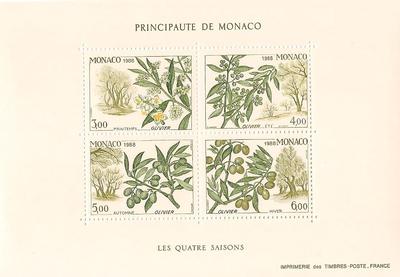 MONBF43 - Philatélie - Bloc feuillet de Monaco N° Yvert et Tellier 43 - Timbres de Monaco - Timbres de collection