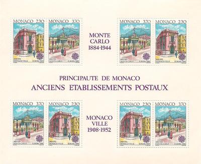 MONBF49 - Philatélie - Bloc feuillet de Monaco N° Yvert et Tellier 49 - Timbres de Monaco - Timbres de collection